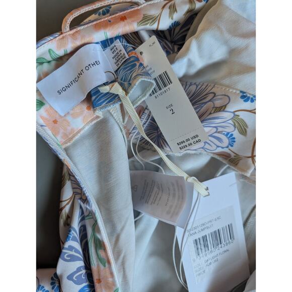 NWT Anthropologie SIGNIFICANT OTHER LANA TIE-BACK JUMPSUIT Size US 2 #MC431 - Picture 8 of 11